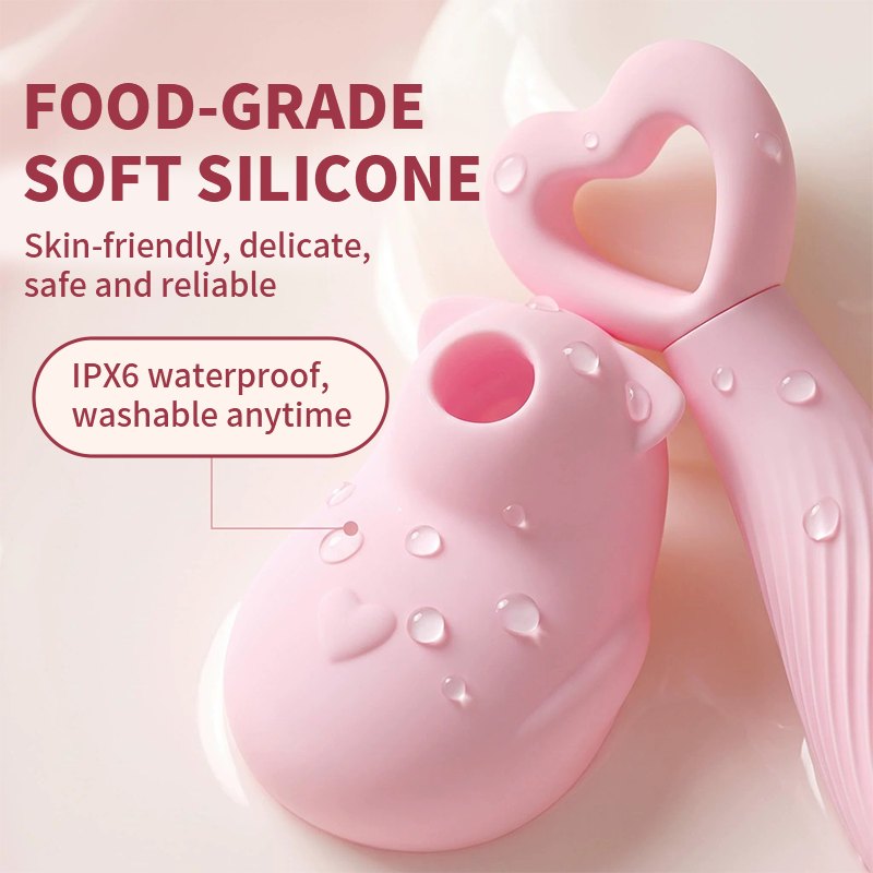 Squirrel-shaped 2-in-1 heated suction and vibrating wand, photo 3