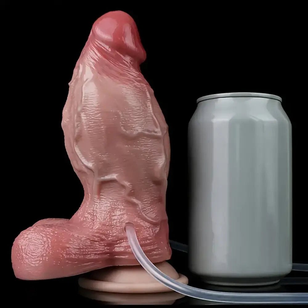 Flesh silicone squirting anal dildo, photo 9