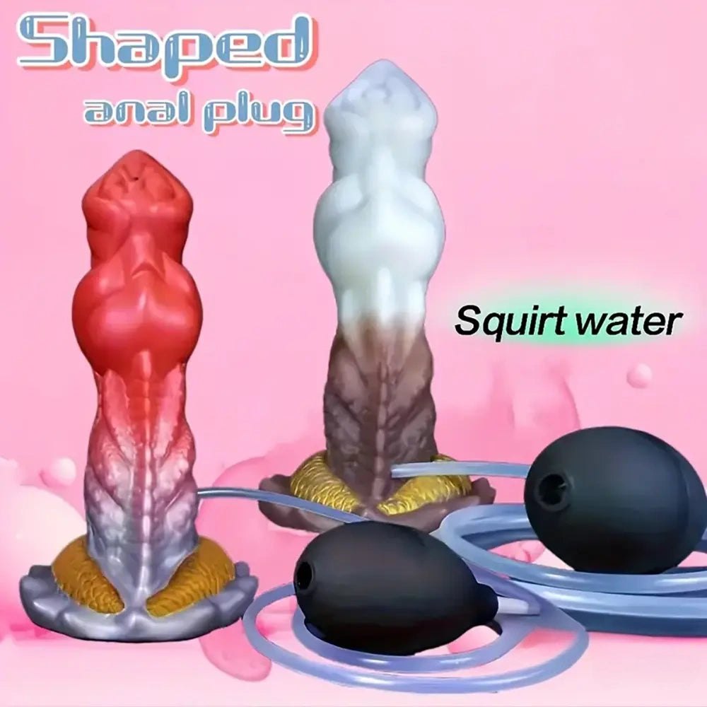Color-change white and red fantasy dildo, photo 5