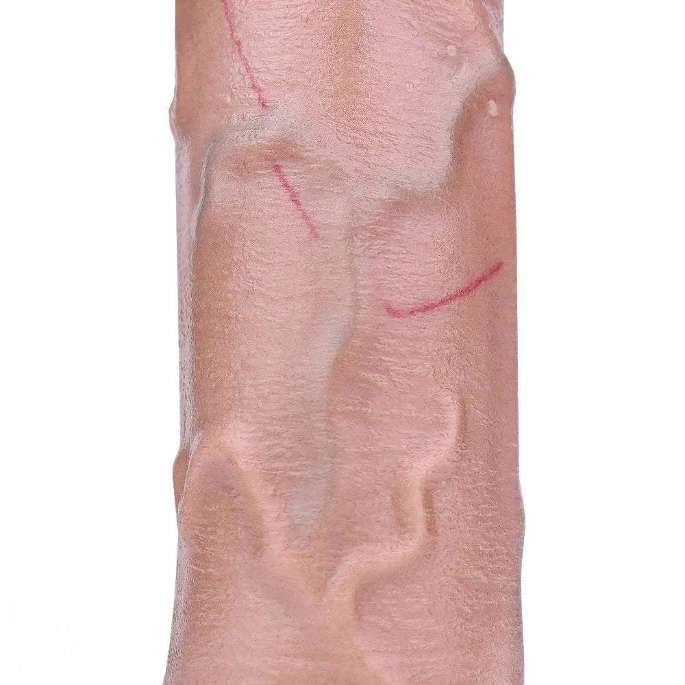 Flesh dual-density squirting dildo, photo 14