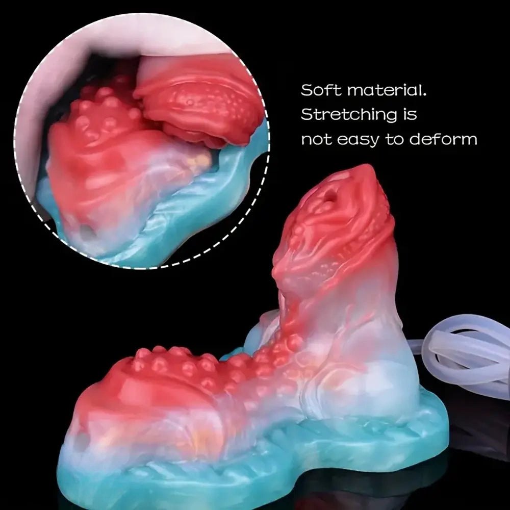 Squirting fantasy creature silicone dildo, photo 14