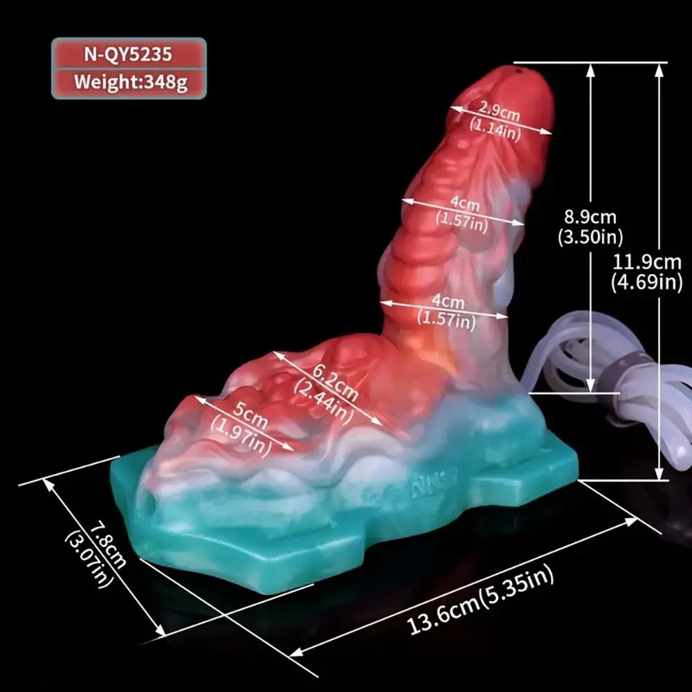 Squirting fantasy creature silicone dildo, photo 15