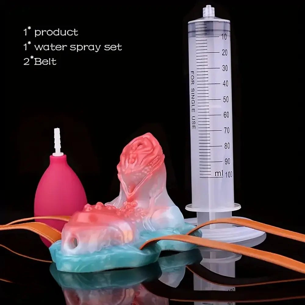 Squirting fantasy creature silicone dildo, photo 4