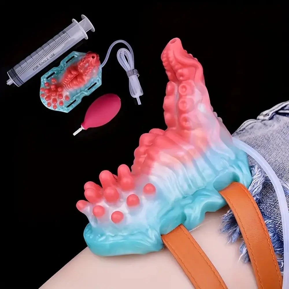 Squirting fantasy creature silicone dildo, photo 6