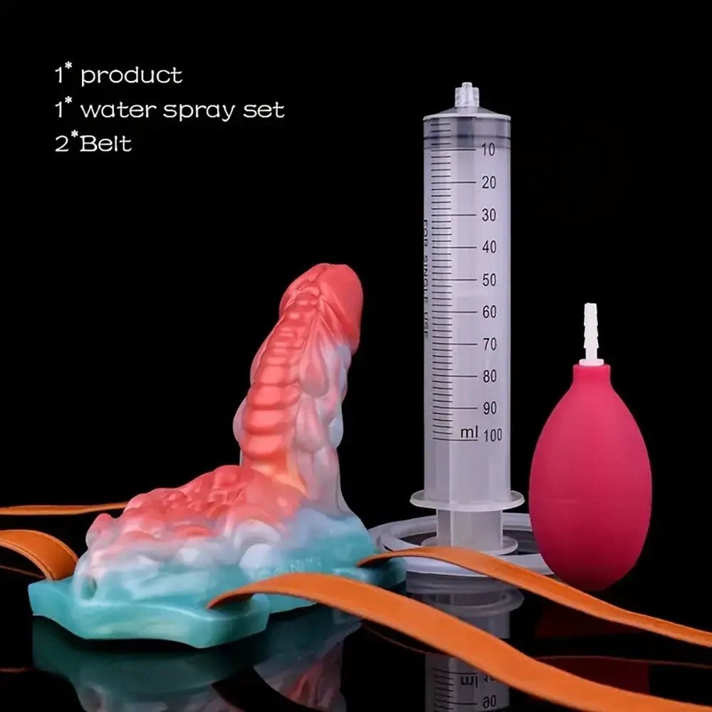 Squirting fantasy creature silicone dildo, photo 8
