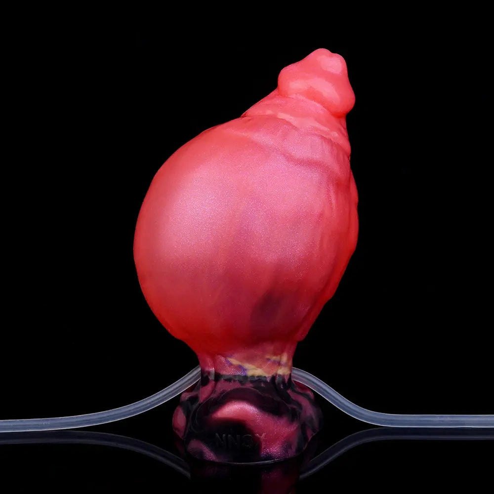 Red inflatable fantasy dildo, photo 10