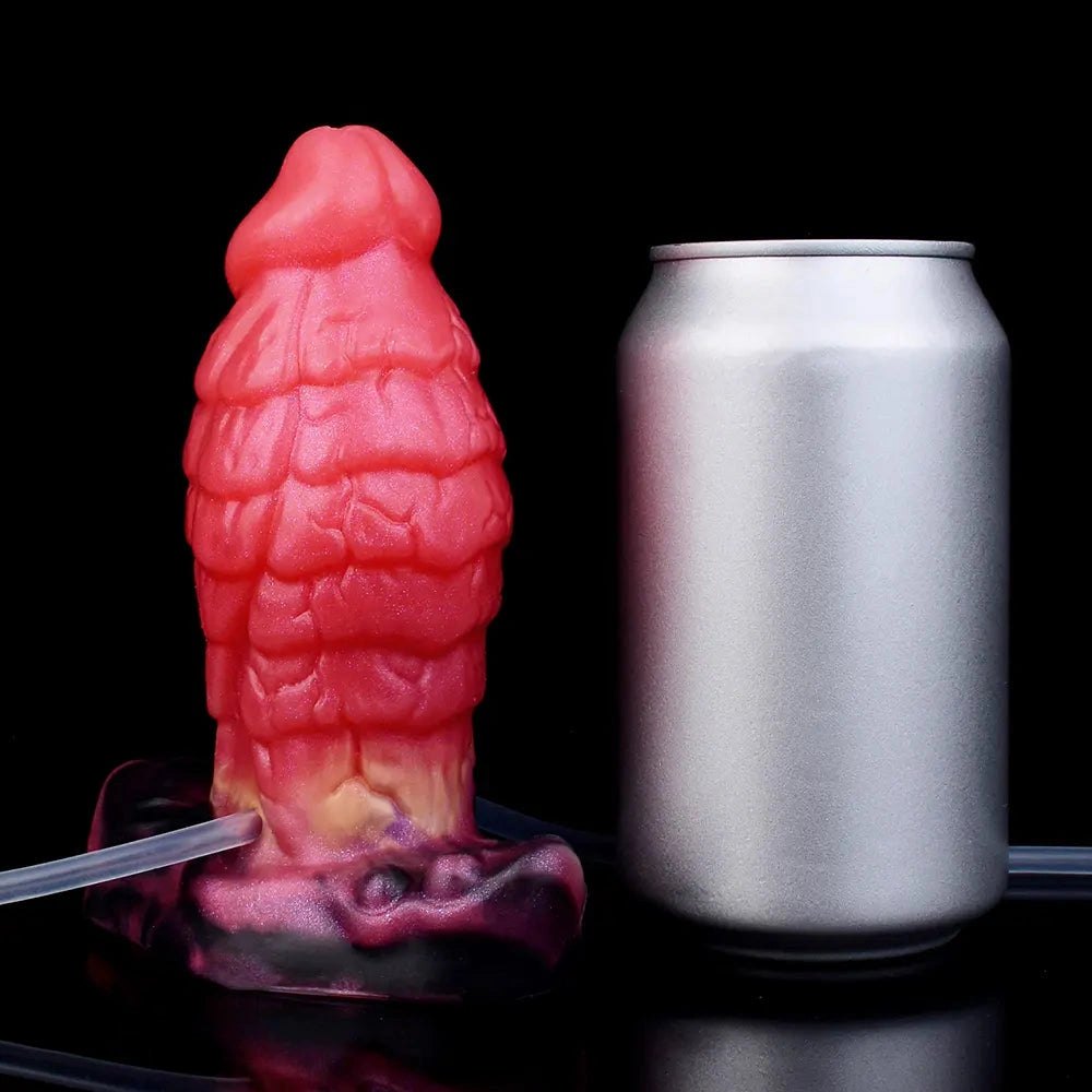 Red inflatable fantasy dildo, photo 12