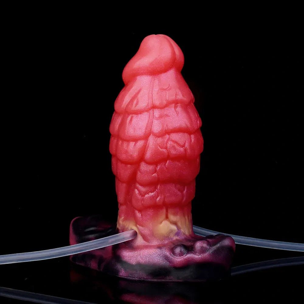 Red inflatable fantasy dildo, photo 13