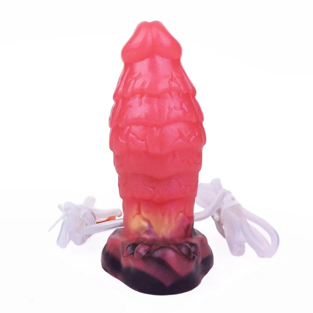 Red inflatable fantasy dildo, photo 4