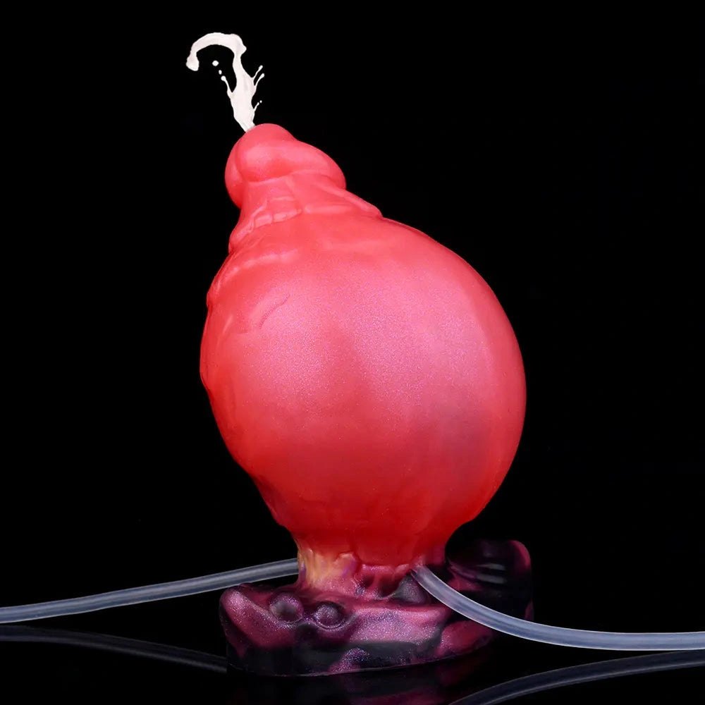 Red inflatable fantasy dildo, photo 7