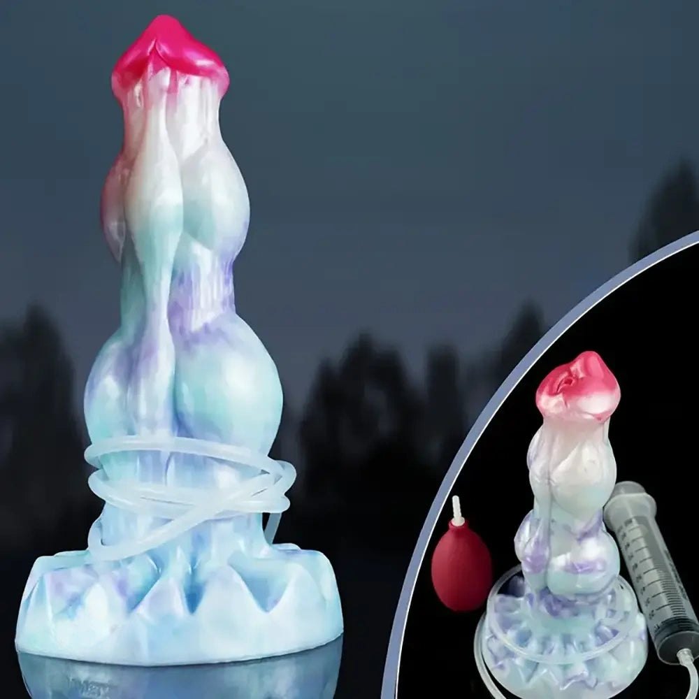 Pastel gradient fantasy suction dildo, photo 2