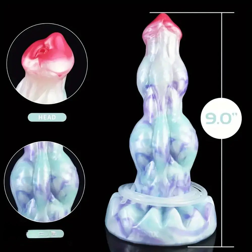 Pastel gradient fantasy suction dildo, photo 4