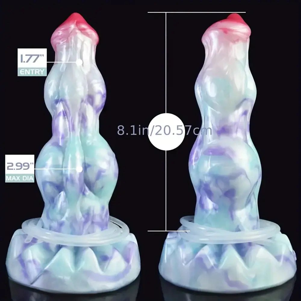 Pastel gradient fantasy suction dildo, photo 5