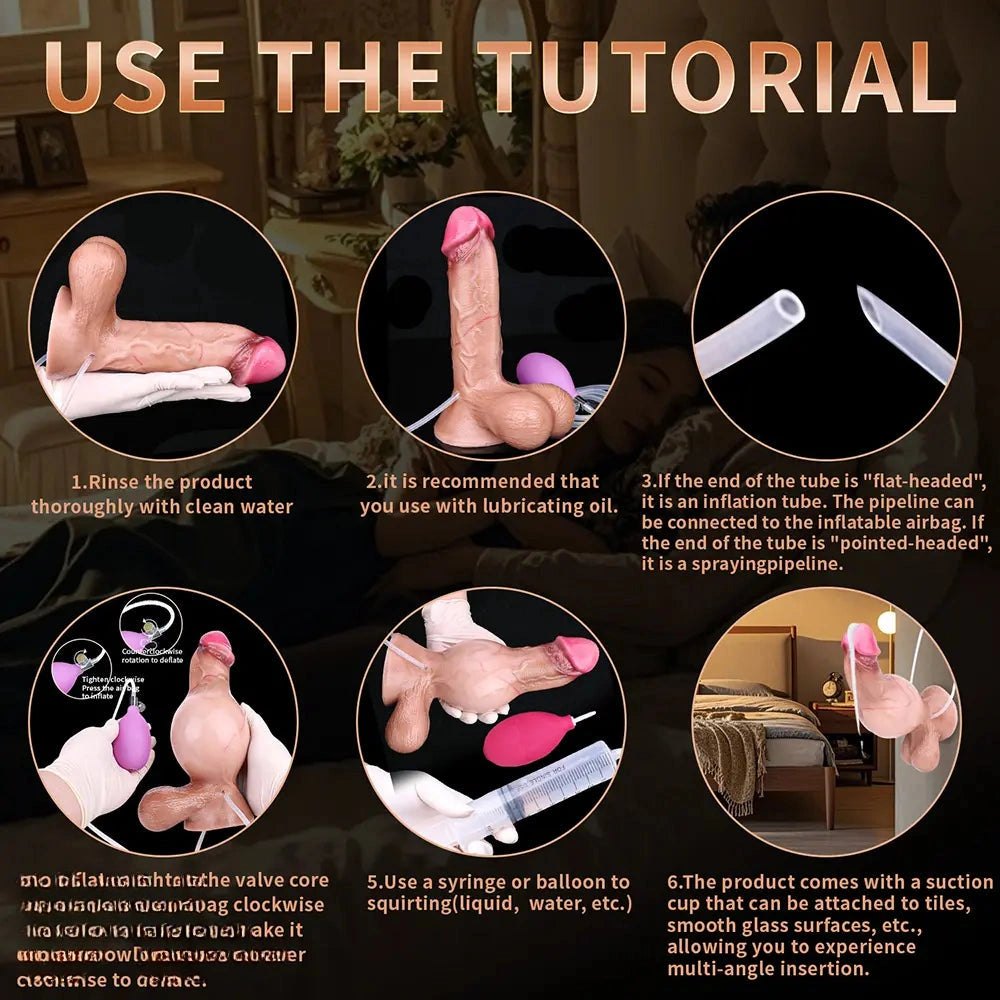 Flesh squirting realistic dildo, photo 8