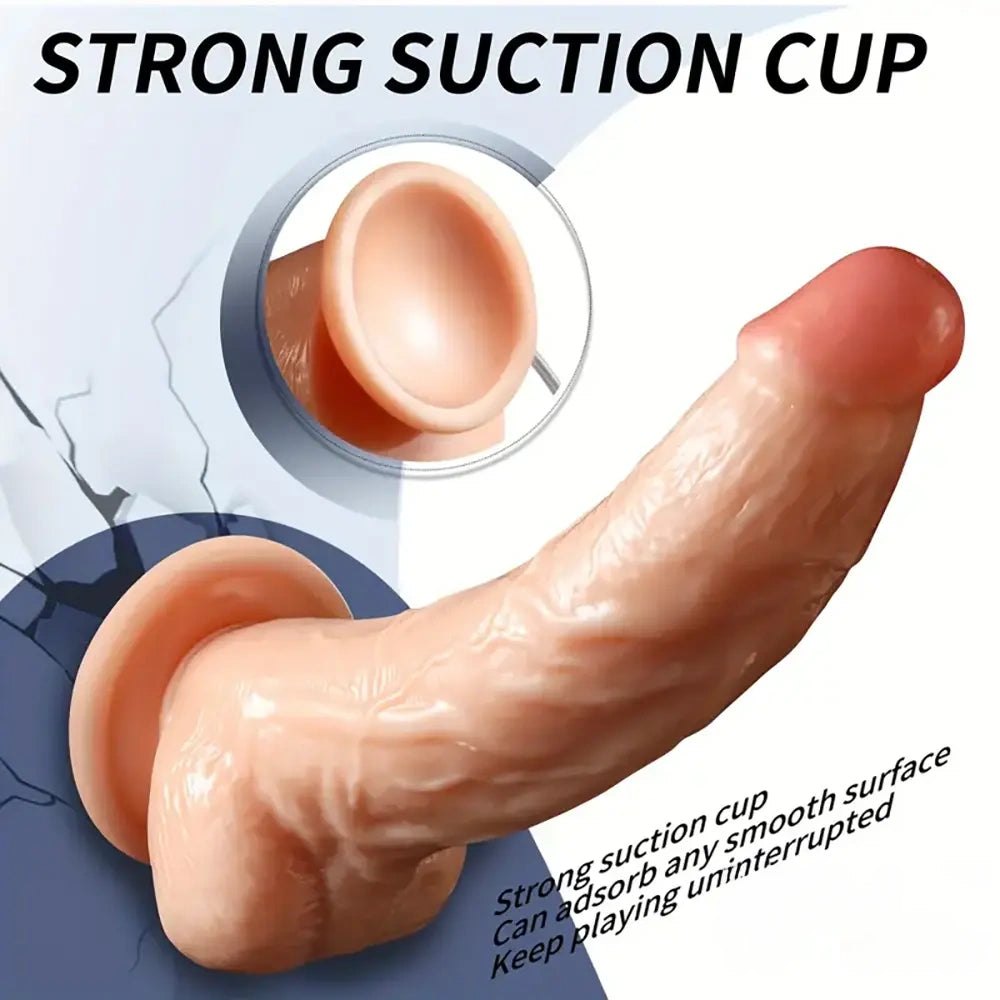 Flesh tone realistic squirting dildo, photo 3