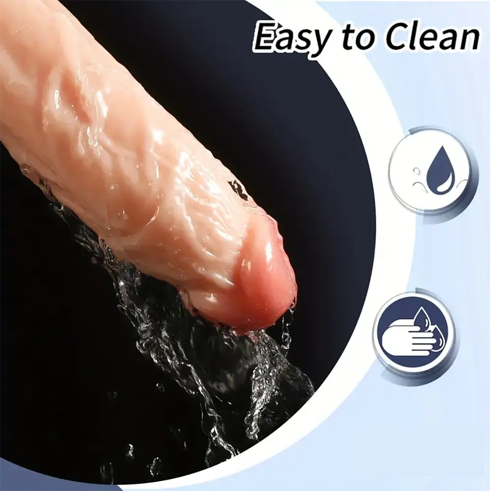 Flesh tone realistic squirting dildo, photo 4
