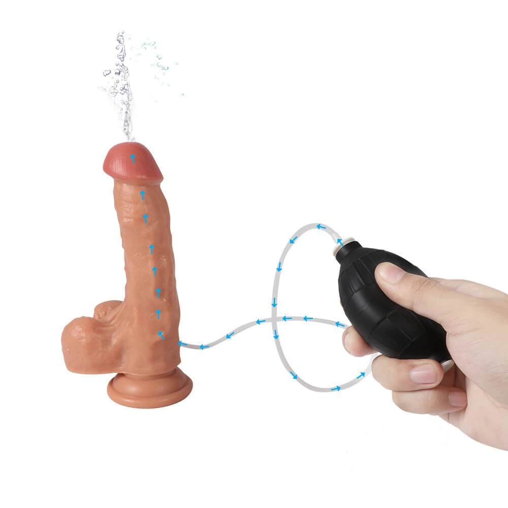 Flesh tone squirting realistic dildo, photo 1