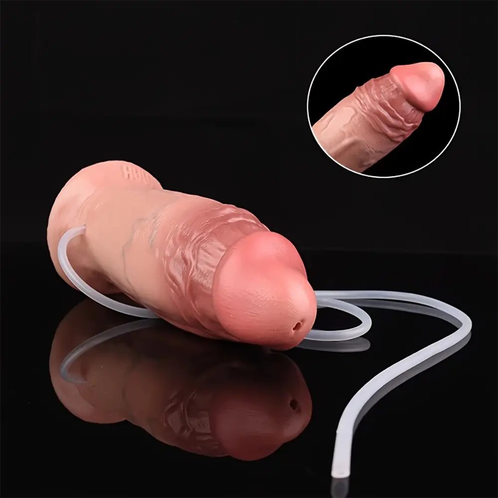 Flesh realistic squirting dildo, photo 3