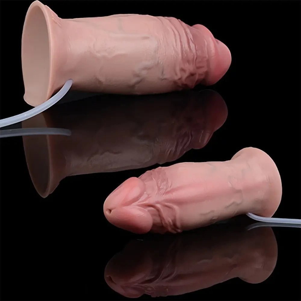 Flesh realistic squirting dildo, photo 4