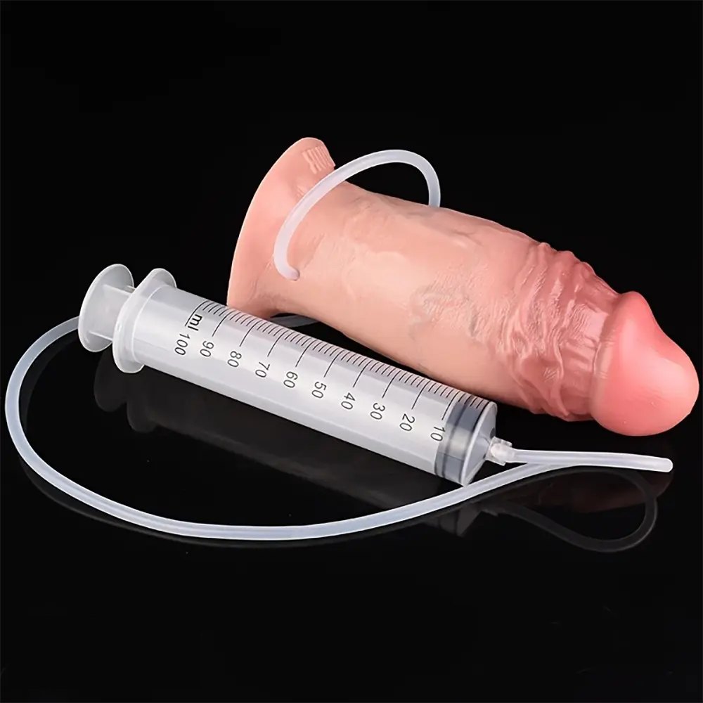 Flesh realistic squirting dildo, photo 5