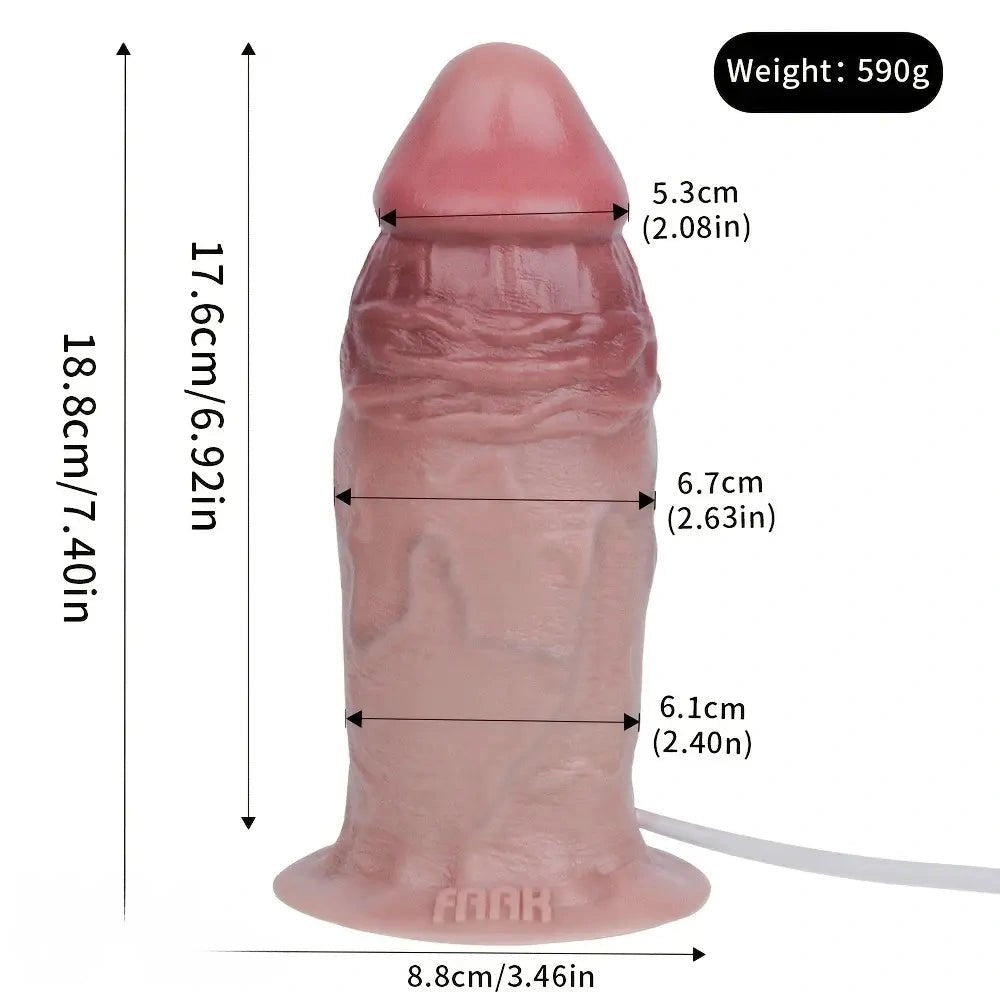 Flesh realistic squirting dildo, photo 6