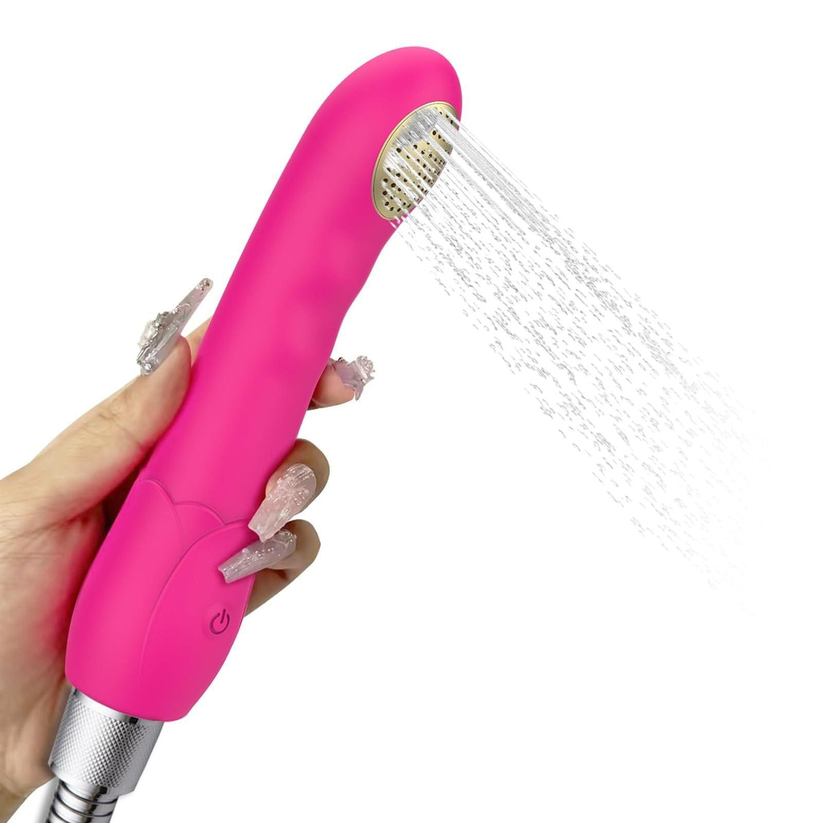 Shower head style silicone vibrator, photo 1
