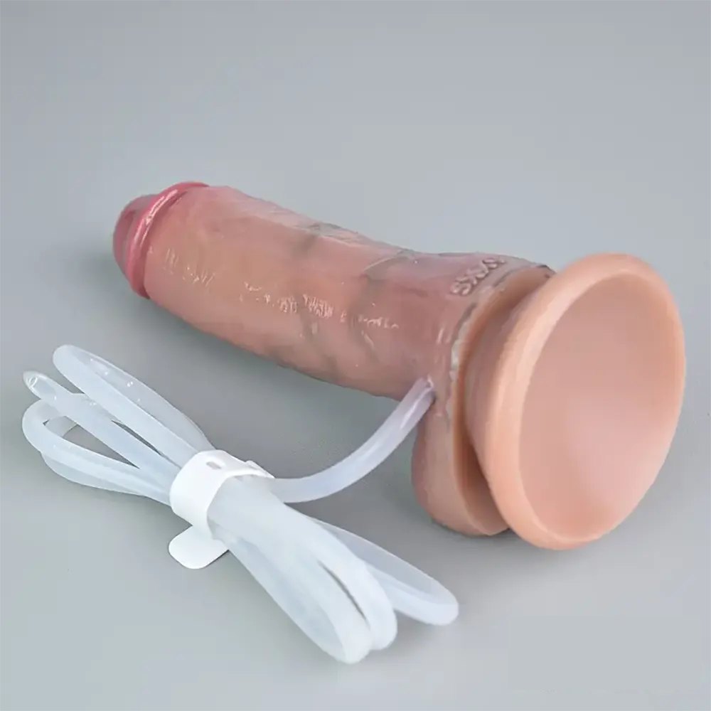 Flesh tone silicone suction cup dildo, photo 2