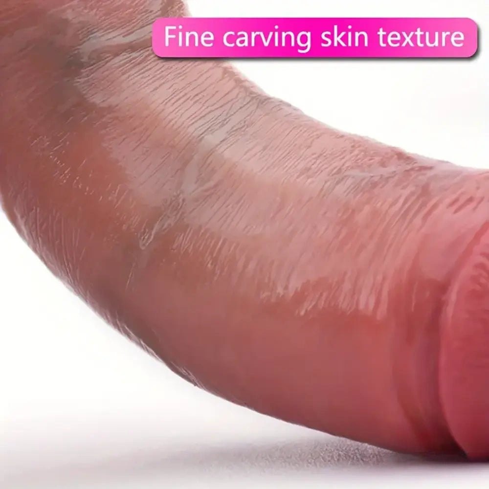 Flesh tone silicone suction cup dildo, photo 6