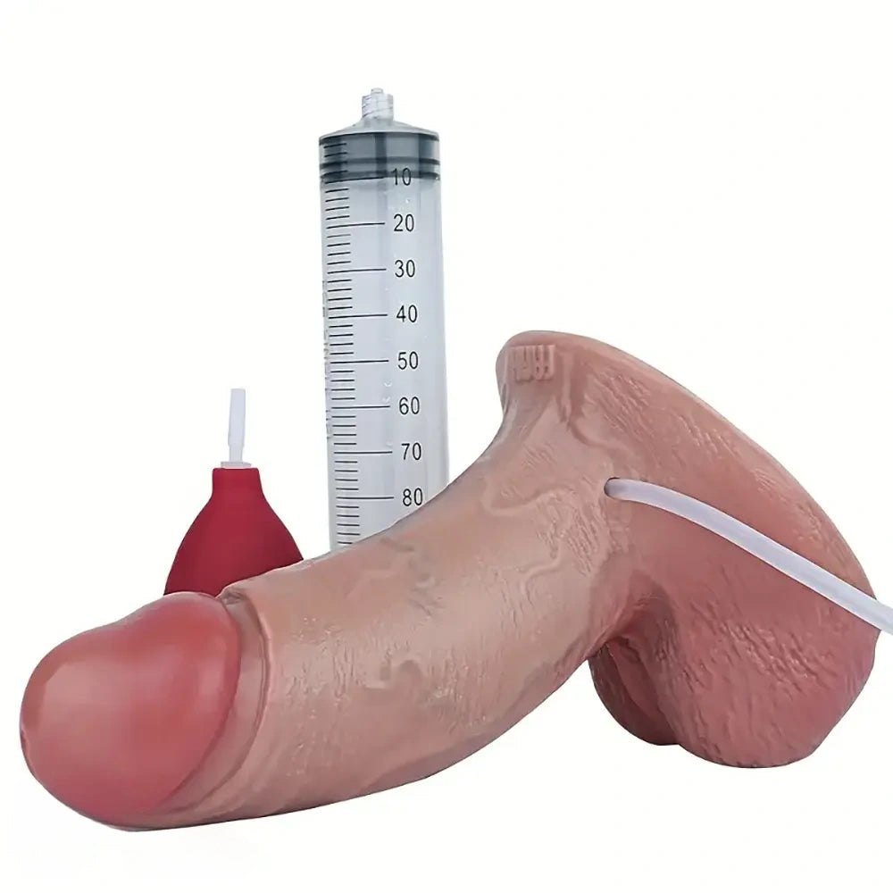 Flesh thick squirting realistic dildo, photo 10