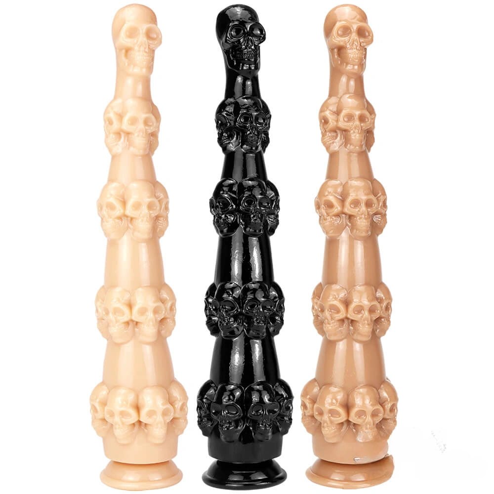 Stacked skull fantasy dildo, photo 1