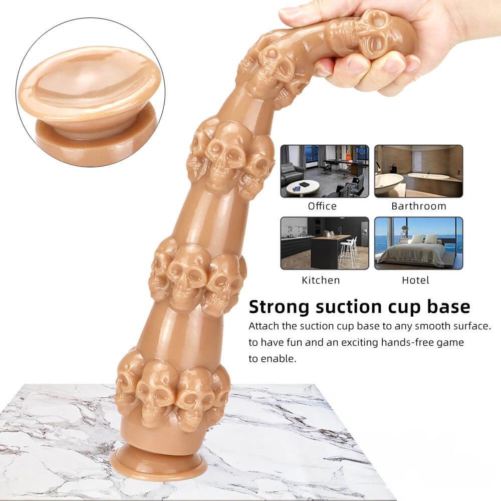 Stacked skull fantasy dildo, photo 10