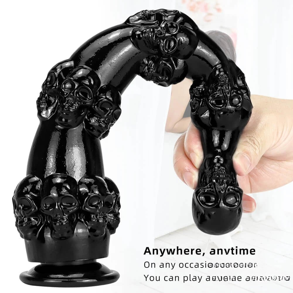Stacked skull fantasy dildo, photo 3