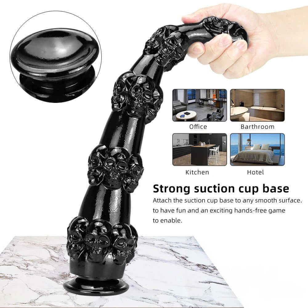 Stacked skull fantasy dildo, photo 4
