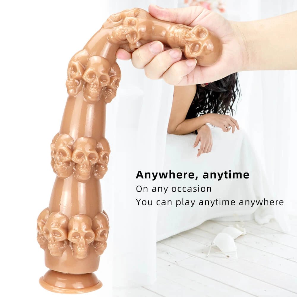 Stacked skull fantasy dildo, photo 9