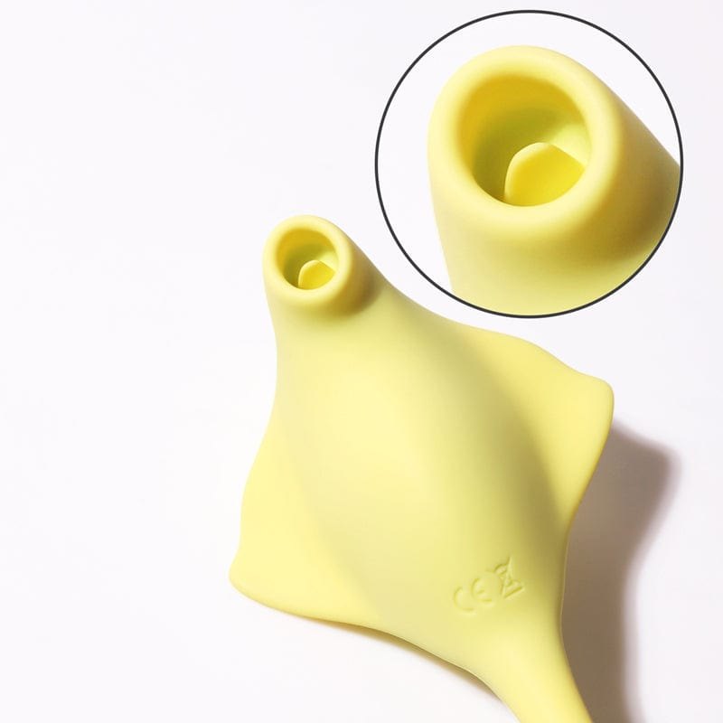 Pink stingray shaped silicone suction vibrator, photo 4