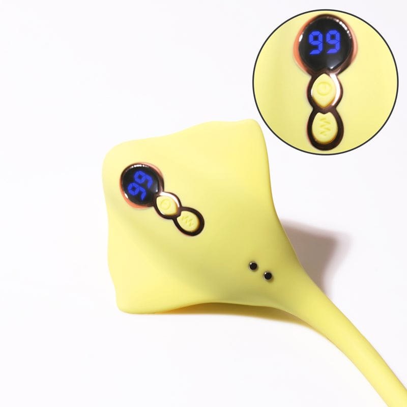 Pink stingray shaped silicone suction vibrator, photo 5