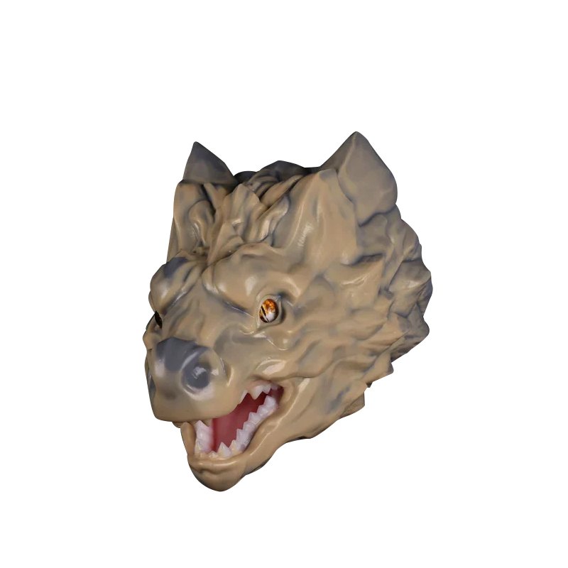 Stone-textured dragon head oral stroker, photo 6