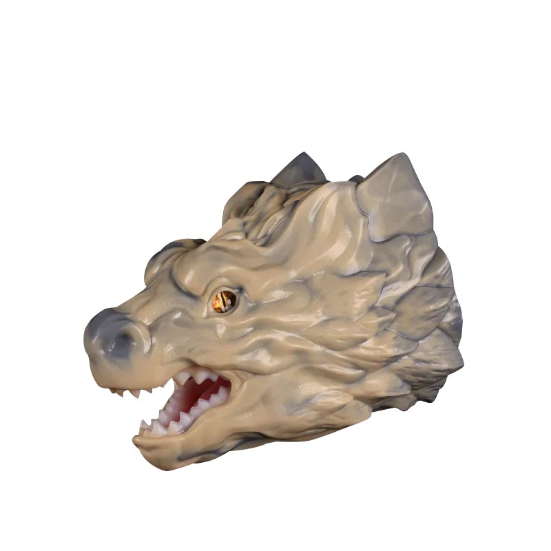 Stone-textured dragon head oral stroker, photo 7