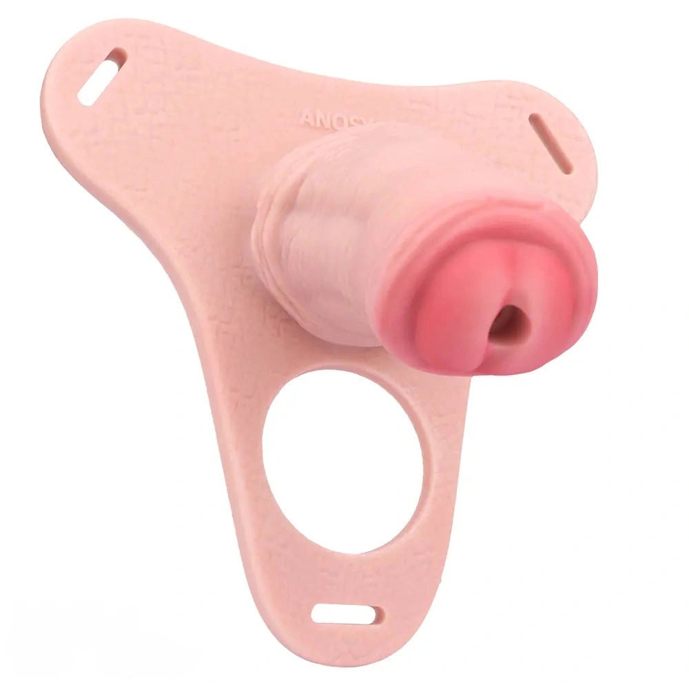 Black strap-on chastity dildo, photo 14