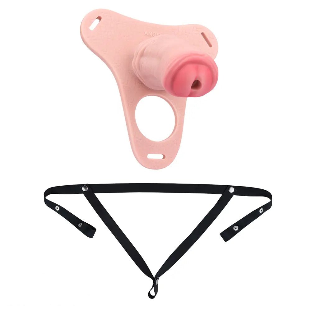 Black strap-on chastity dildo, photo 18