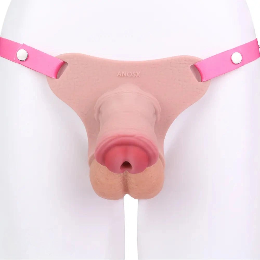 Black strap-on chastity dildo, photo 8