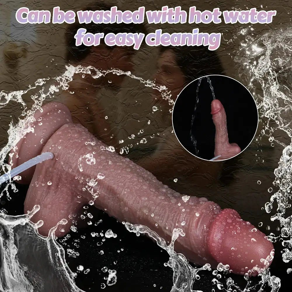Flesh strap-on compatible dual layer dildo, photo 2
