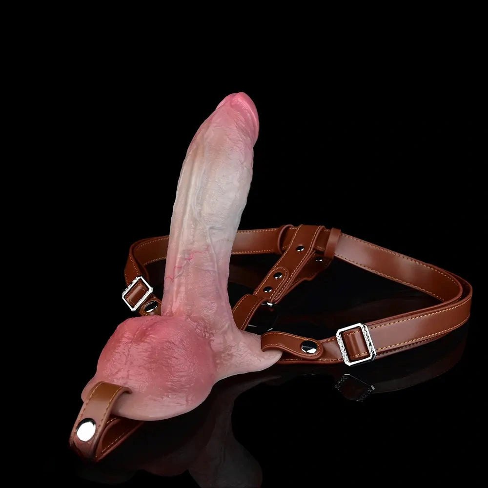 Flesh strap-on dildo, photo 10