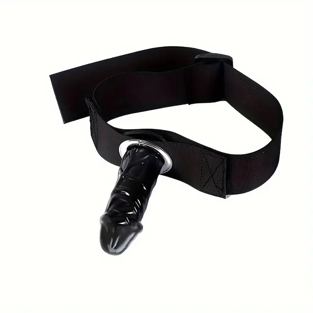 Black pvc face dildo gag pad, photo 3