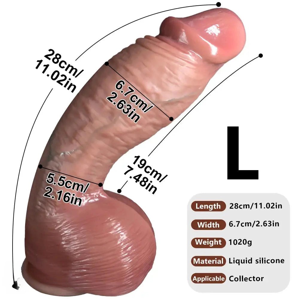 Flesh silicone strap-on dildo, photo 17