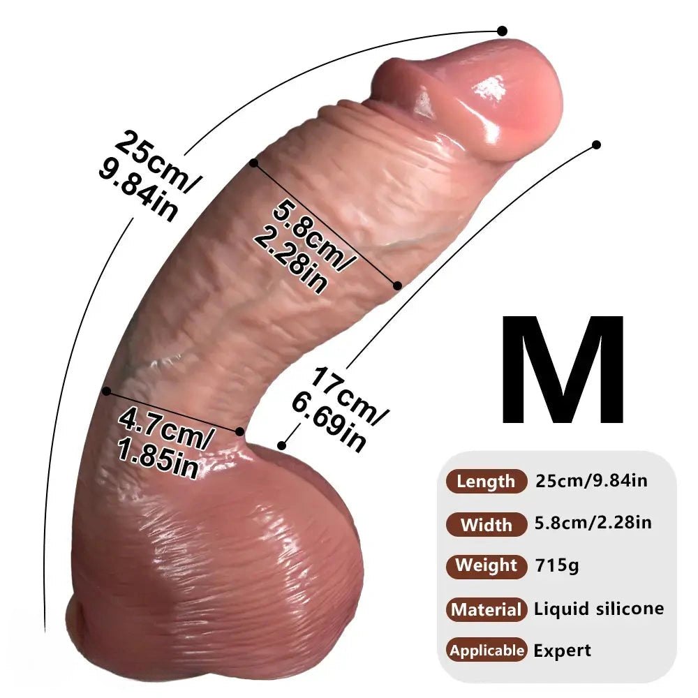 Flesh silicone strap-on dildo, photo 18