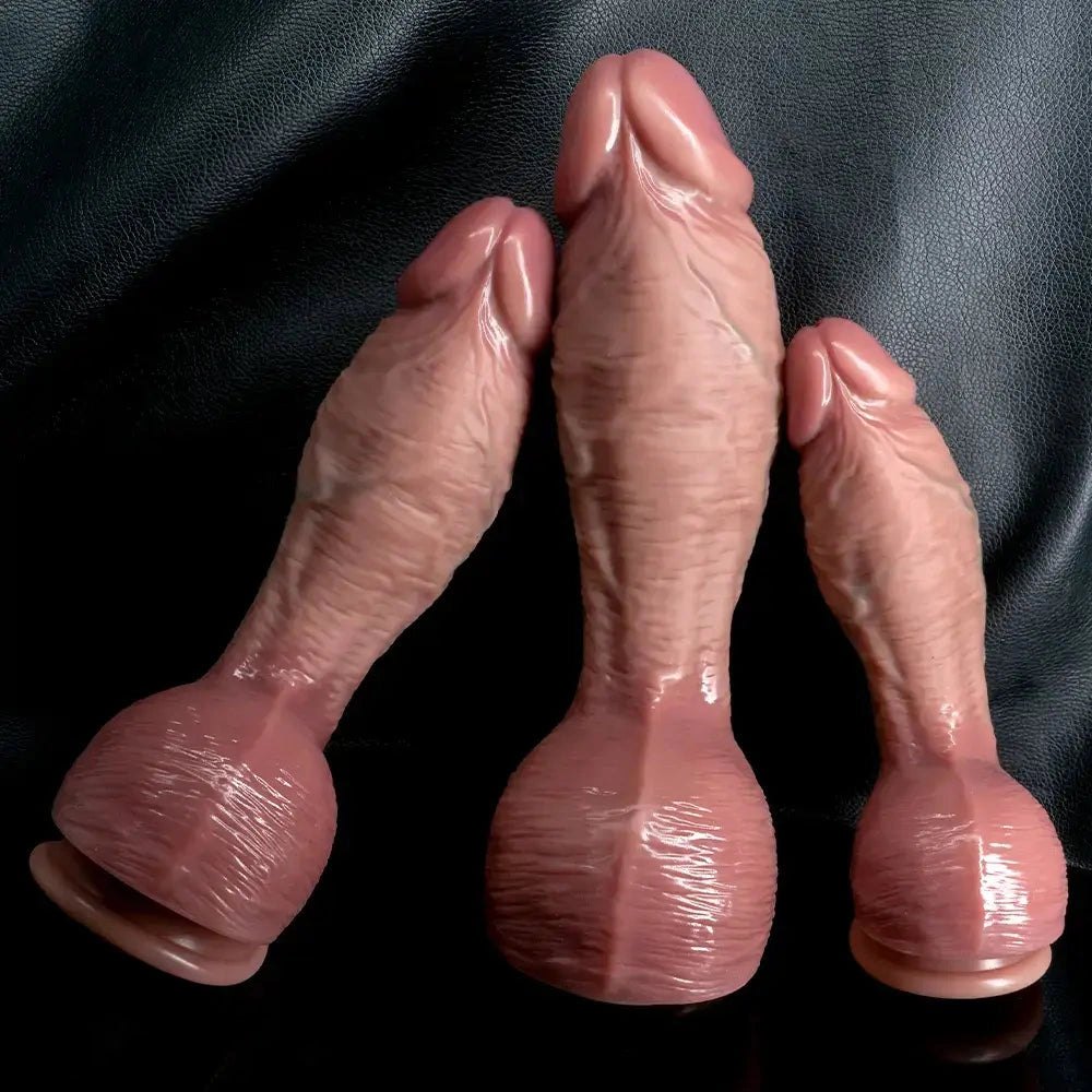 Flesh silicone strap-on dildo, photo 3