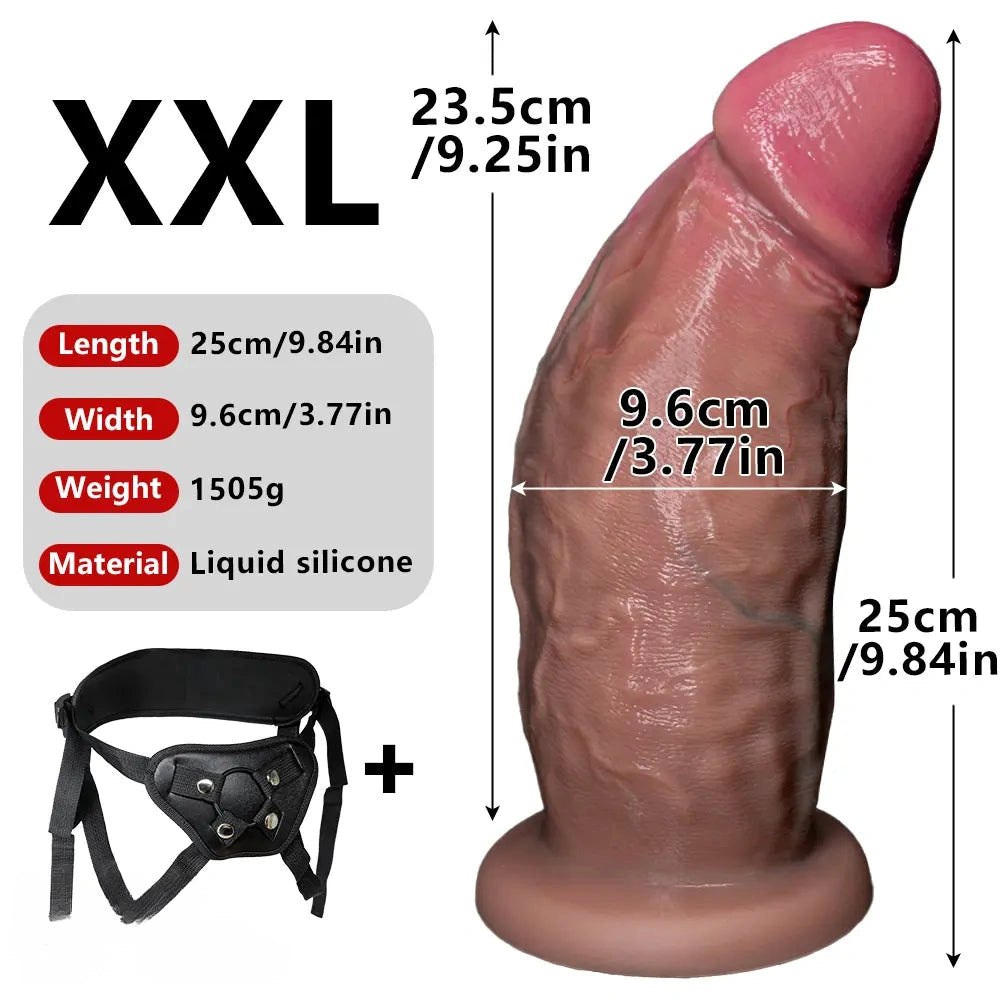 Flesh tone strap on ready dildo, photo 8