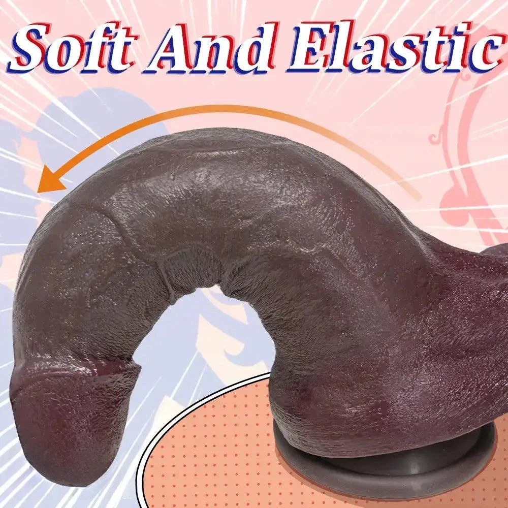 Realistic silicone strap-on dildo, photo 11