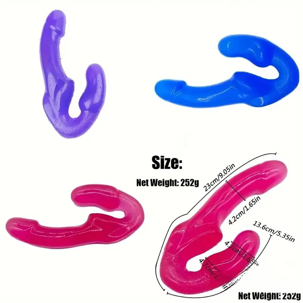 Strapless double-ended dildo for couples, photo 1